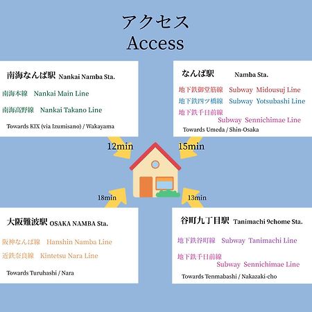 ハーベスト夕陽丘 Appartement Osaka Buitenkant foto